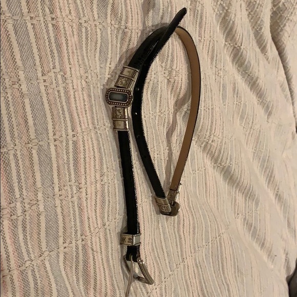 Brighton belt with silver and stone details. - Picture 2 of 3